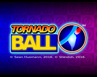 Title image of Tornado Ball showing its logo.